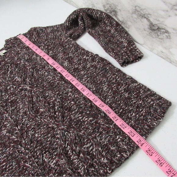 Madewell Marled Side Slit Knit Sweater Size Medium - Picture 12 of 14